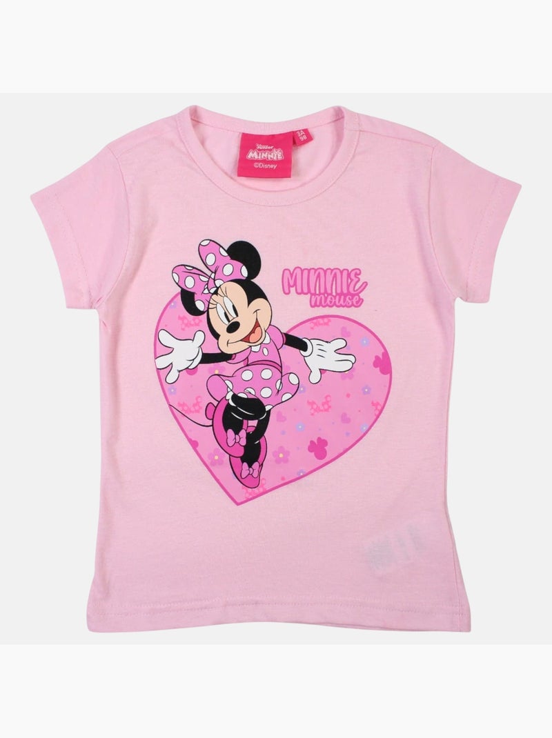 Disney - T-shirt enfant imprimé Rose clair - Kiabi