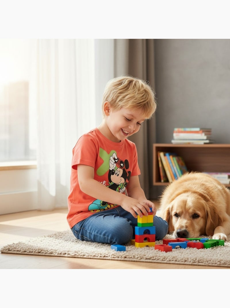 Disney - T-shirt enfant orange motif personnage skate Orange - Kiabi