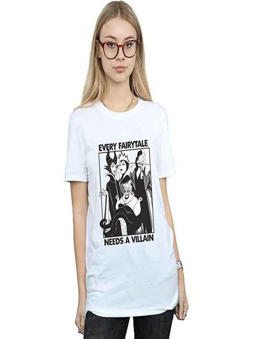 Disney - T-shirt EVERY FAIRY TALE NEEDS A VILLAIN - Kiabi