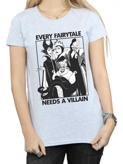 Disney - T-shirt EVERY FAIRY TALE NEEDS A VILLAIN - Kiabi