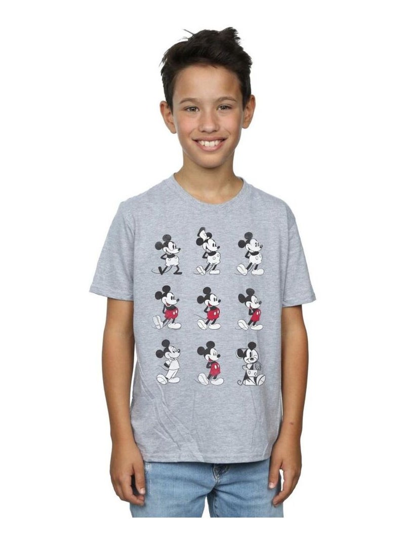 Disney - T-shirt EVOLUTION Gris chiné - Kiabi