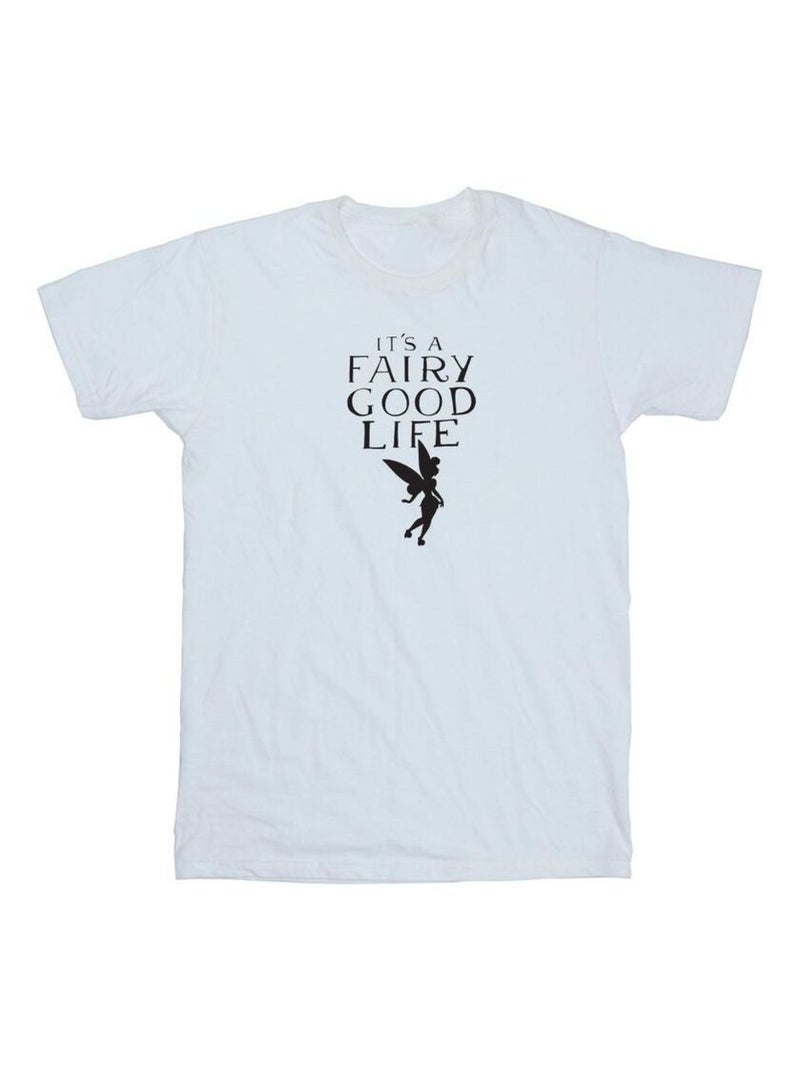 Disney - T-shirt FAIRY GOOD LIFE Blanc - Kiabi