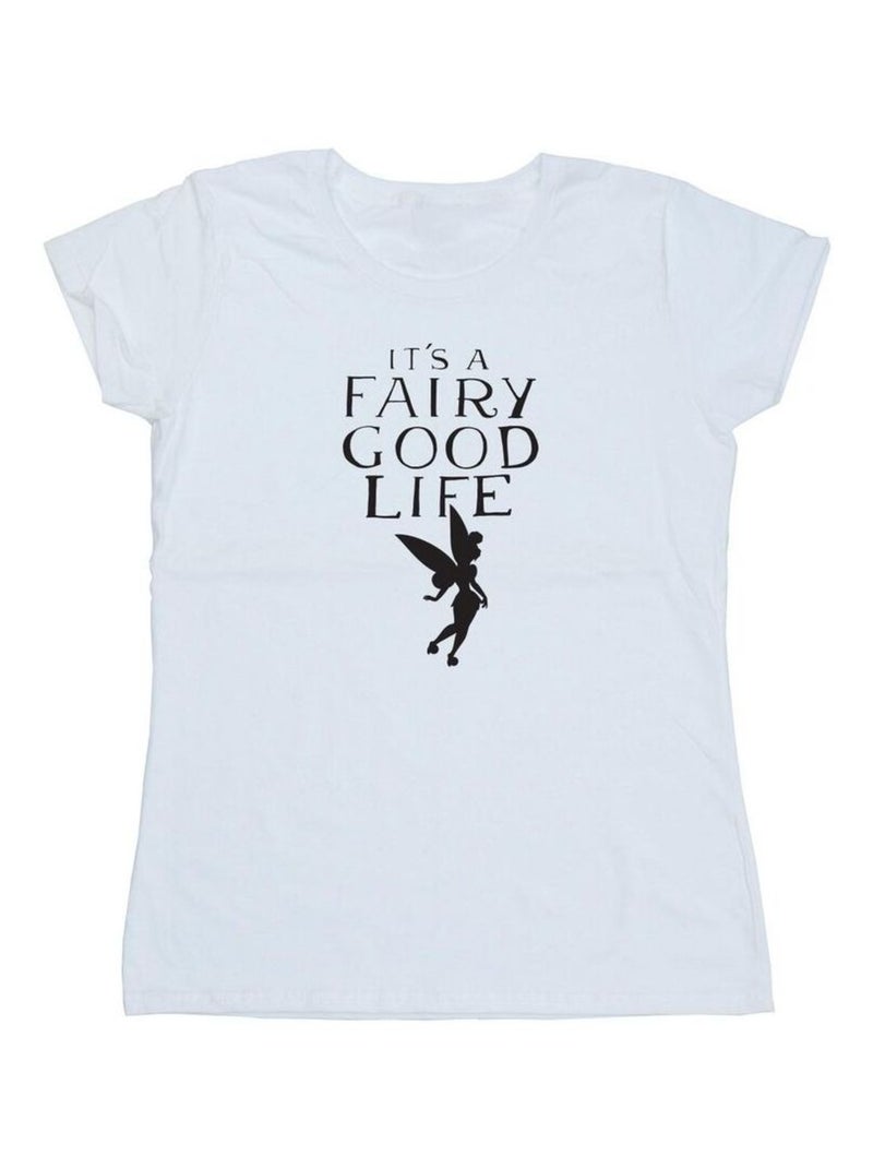 Disney - T-shirt FAIRY GOOD LIFE Blanc - Kiabi