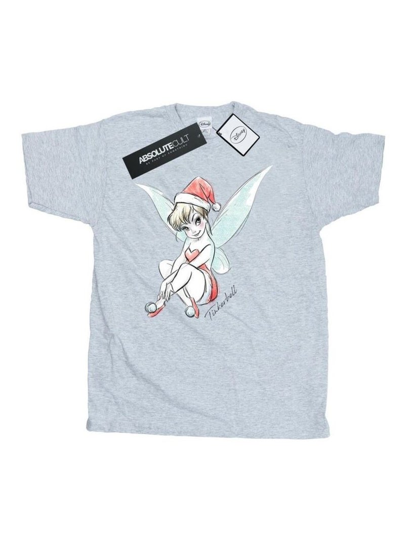 Disney - T-shirt FAIRY Gris chiné - Kiabi
