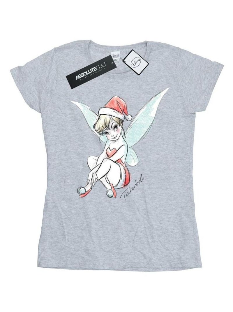 Disney - T-shirt FAIRY Gris chiné - Kiabi