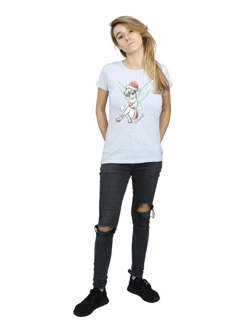 Disney - T-shirt FAIRY Gris chiné - Kiabi