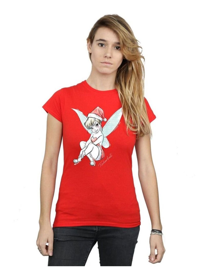 Disney - T-shirt FAIRY Rouge - Kiabi