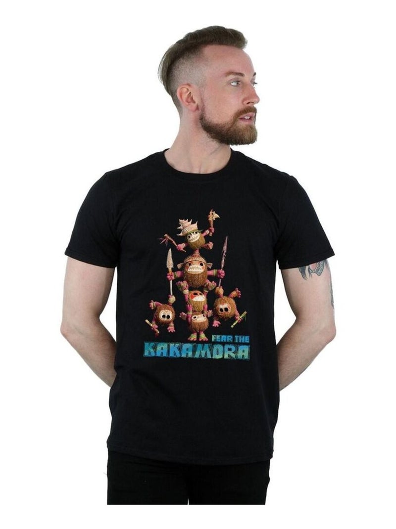 Disney - T-shirt FEAR THE KAKAMORA Noir - Kiabi