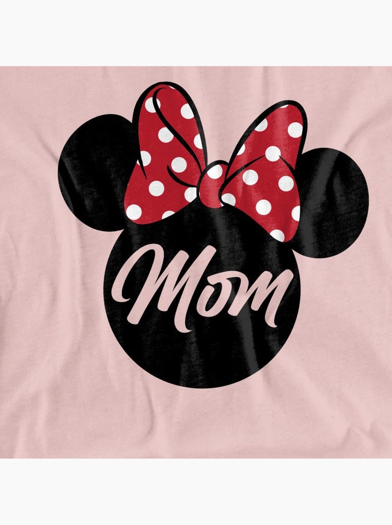 Disney - T-shirt fête des mères motif Minnie Mouse motif/style Oreilles (Occasion: Fête des mères) Rose - Kiabi