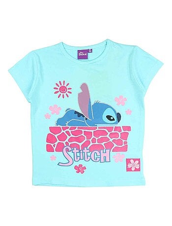 Disney - T-shirt fille imprimé Lilo Et Stitch en coton - Kiabi