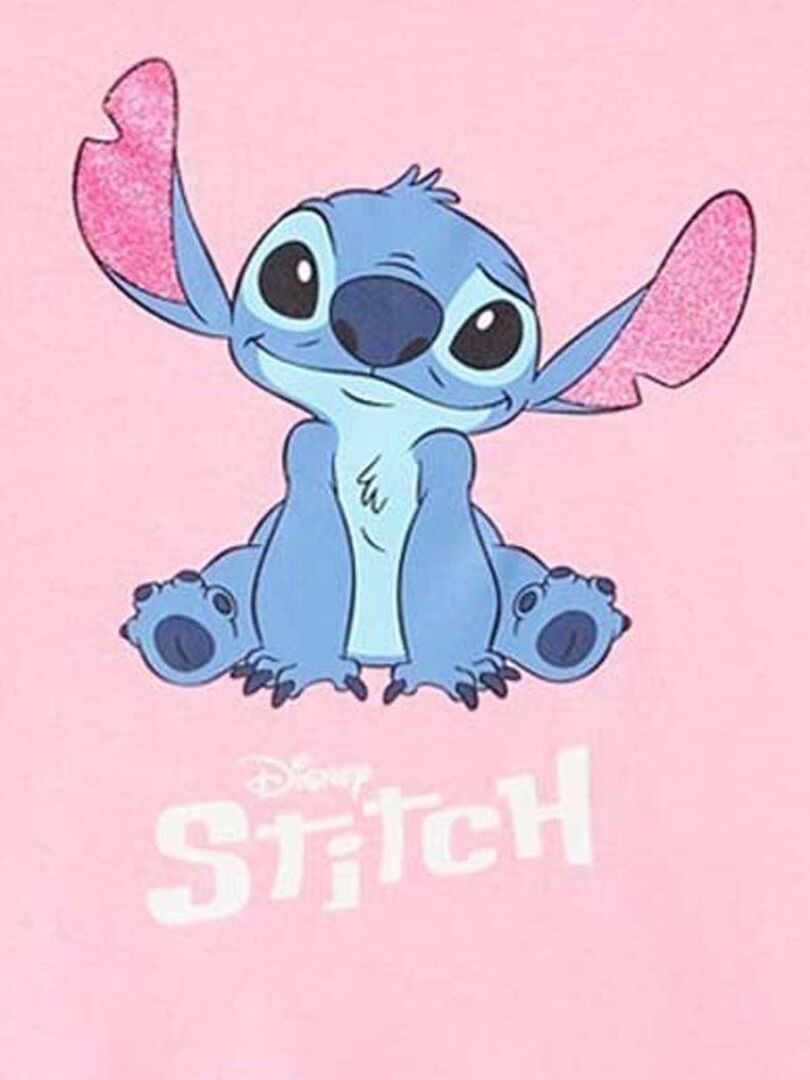 Disney - T-shirt fille imprimé Lilo Et Stitch en coton - Rose - Kiabi -  8.93€