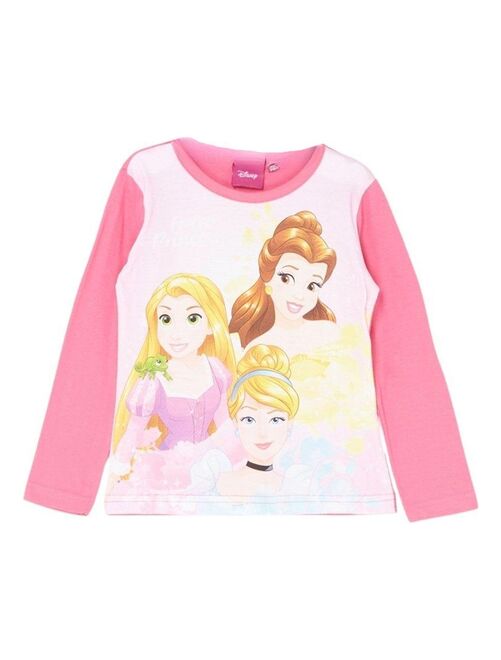 Disney - T-shirt fille imprimé Princesse en coton - Kiabi
