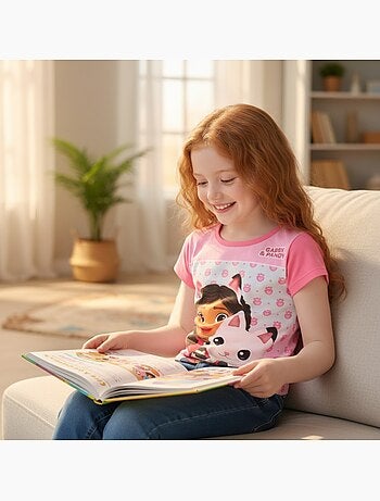 Disney - T-shirt fille imprimé