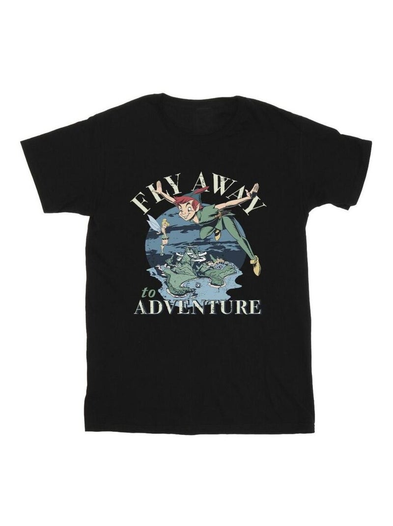 Disney - T-shirt FLY AWAY TO ADVENTURE Noir - Kiabi