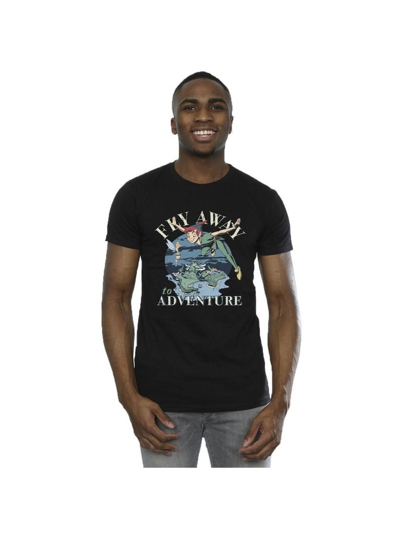 Disney - T-shirt FLY AWAY TO ADVENTURE Noir - Kiabi