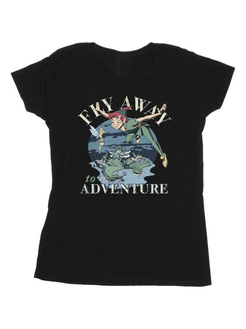 Disney - T-shirt FLY AWAY TO ADVENTURE Noir - Kiabi