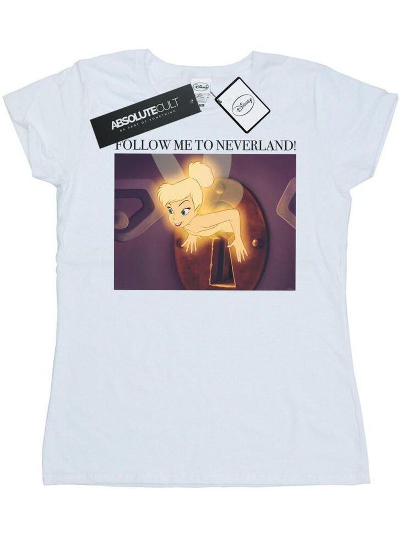 Disney - T-shirt FOLLOW ME Blanc - Kiabi
