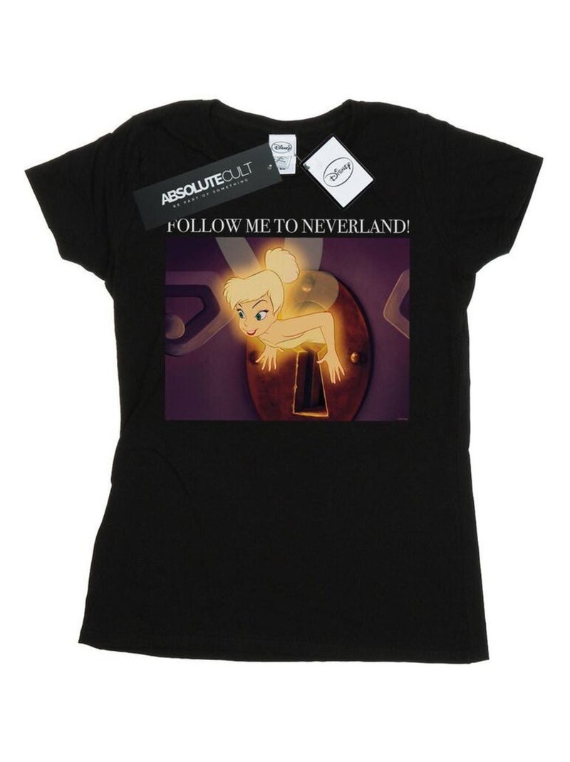 Disney - T-shirt FOLLOW ME Noir - Kiabi