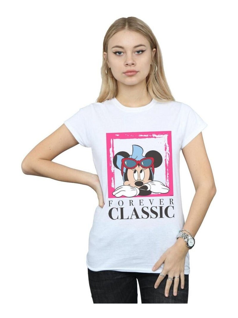 Disney - T-shirt FOREVER Blanc - Kiabi