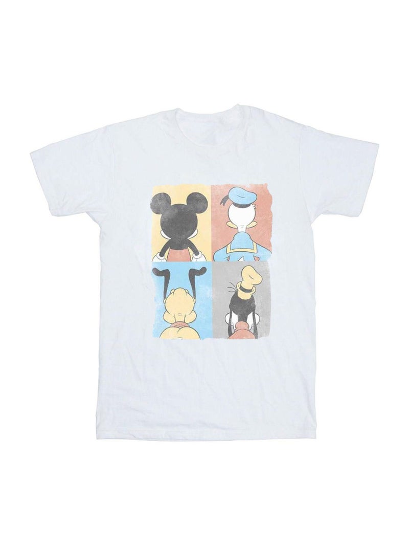 Disney - T-shirt FOUR BACKS Blanc - Kiabi