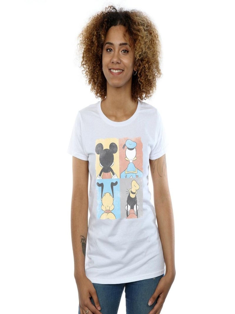 Disney - T-shirt FOUR BACKS Blanc - Kiabi