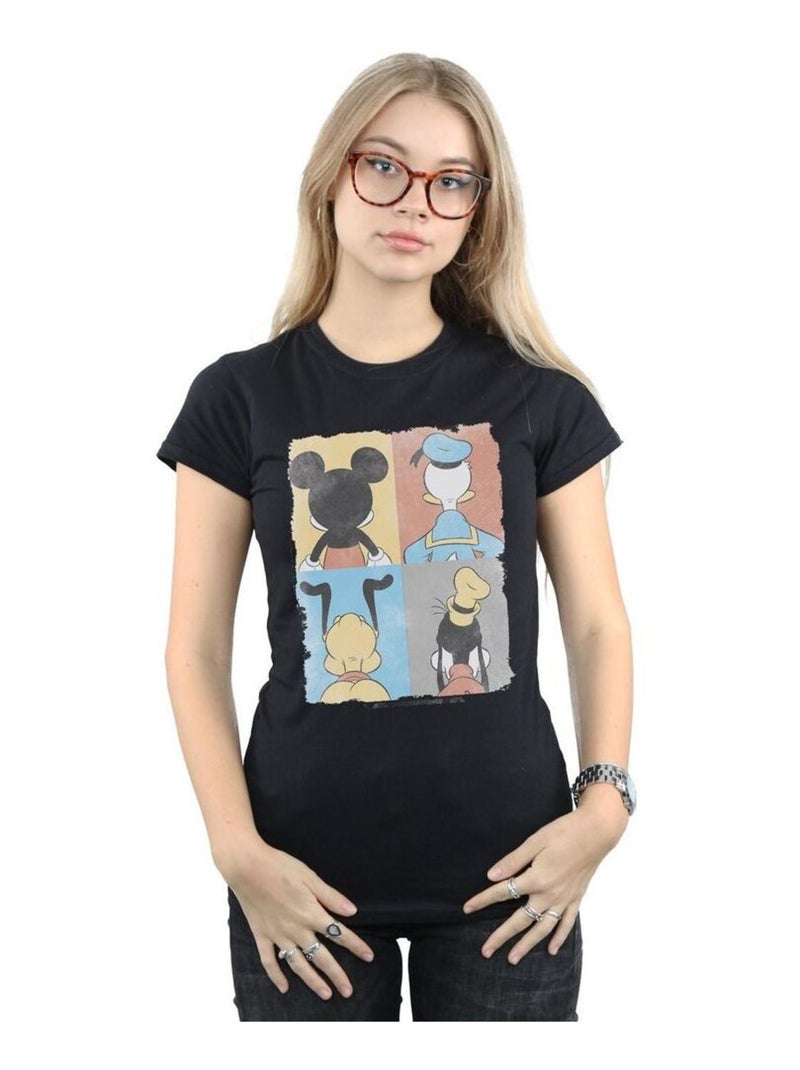 Disney - T-shirt FOUR BACKS Noir - Kiabi