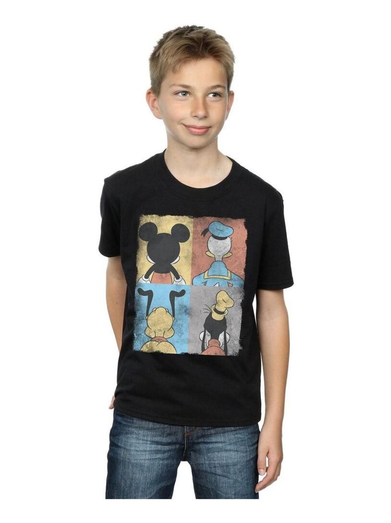 Disney - T-shirt FOUR BACKS Noir - Kiabi