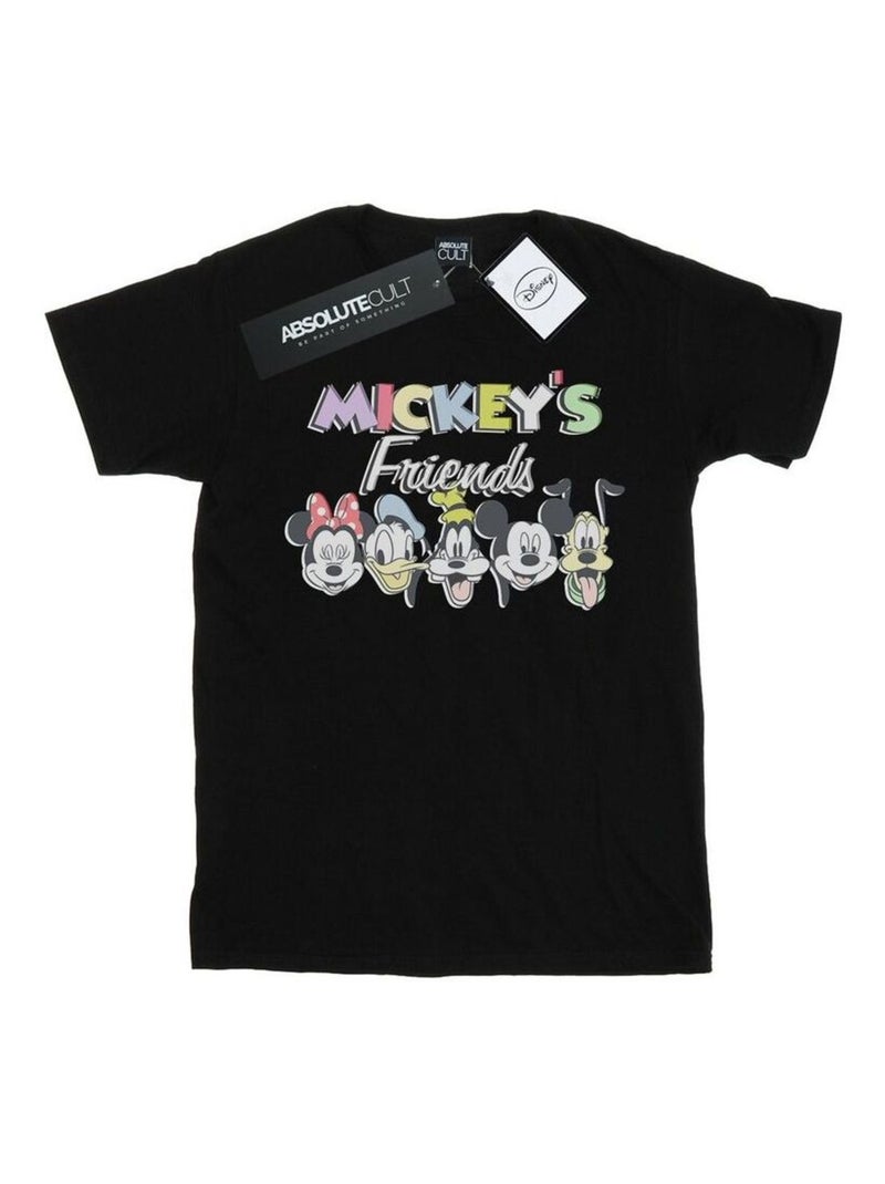 Disney - T-shirt FRIENDS FADED NOSTALGIA Noir - Kiabi