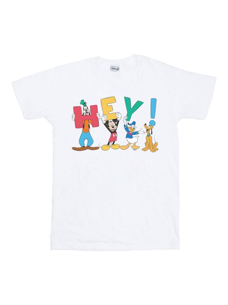 Disney - T-shirt FRIENDS HEY Blanc - Kiabi