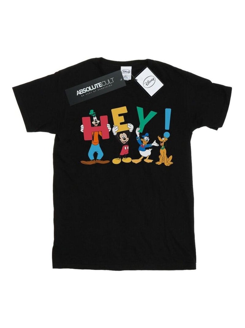 Disney - T-shirt FRIENDS HEY Noir - Kiabi