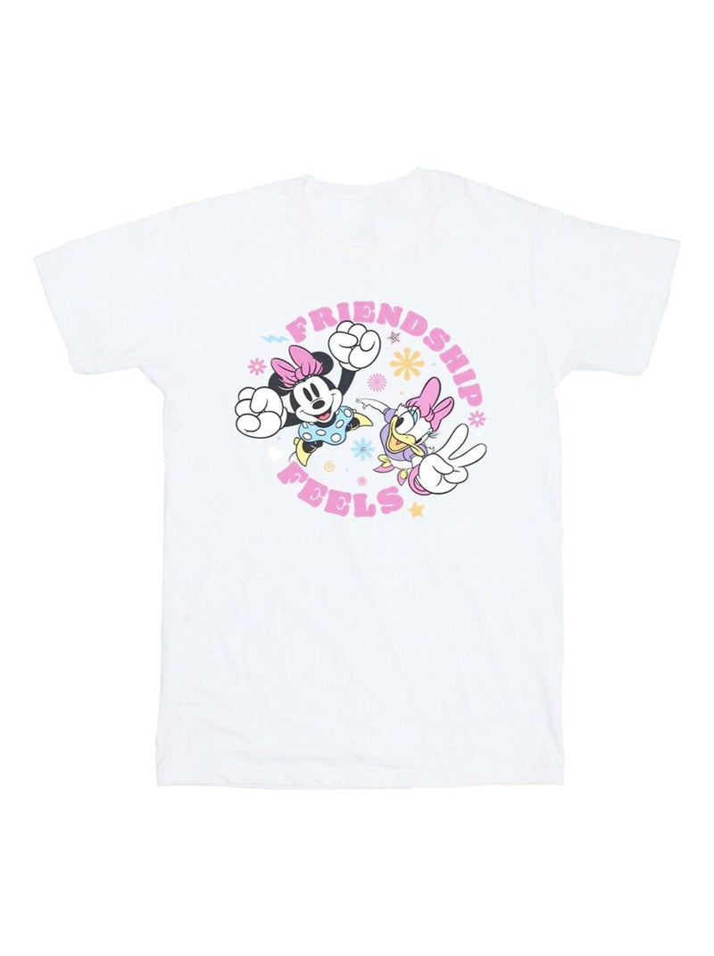 Disney - T-shirt FRIENDSHIP Blanc - Kiabi