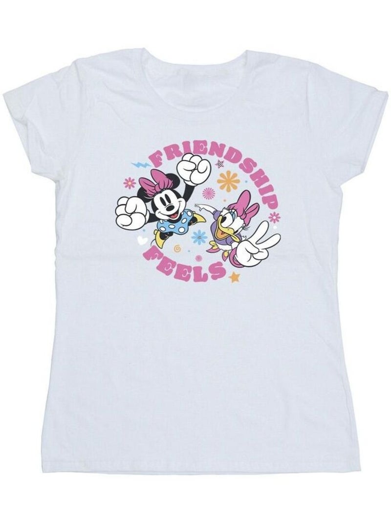 Disney - T-shirt FRIENDSHIP Blanc - Kiabi