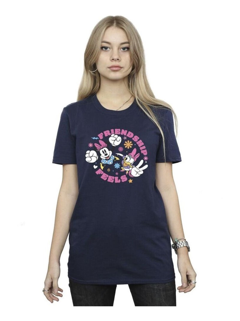 Disney - T-shirt FRIENDSHIP Bleu marine - Kiabi
