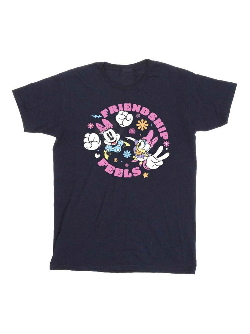 Disney - T-shirt FRIENDSHIP Bleu marine - Kiabi