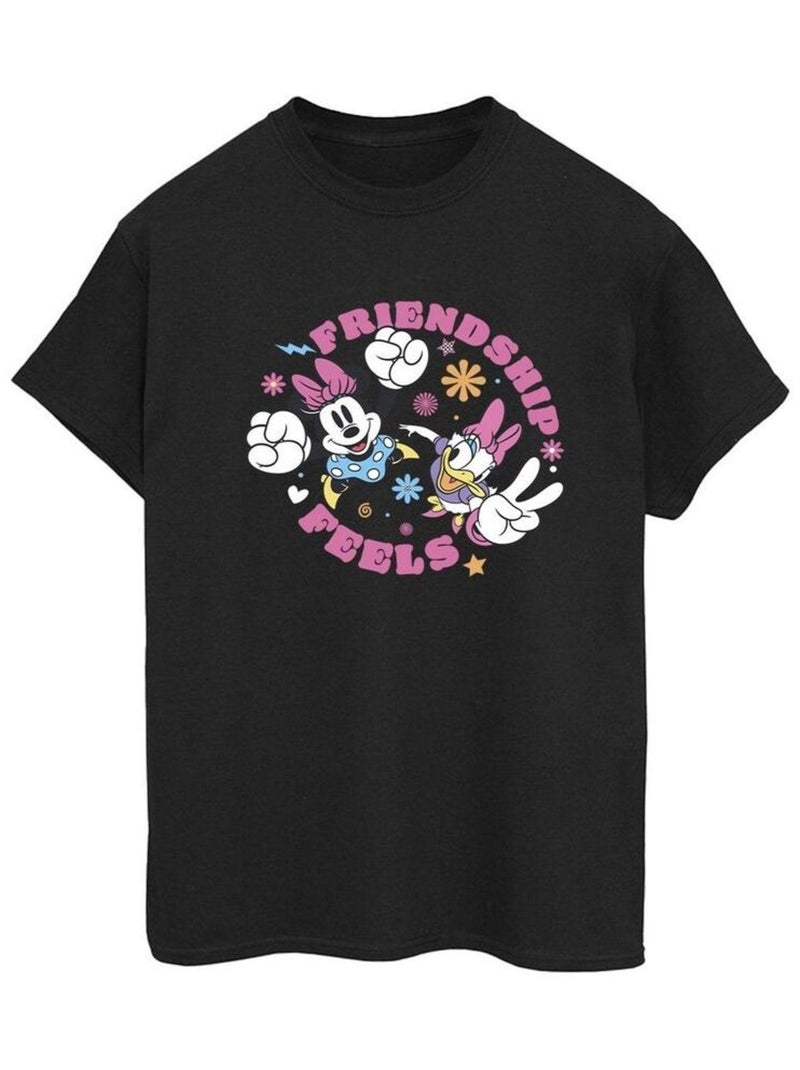 Disney - T-shirt FRIENDSHIP Noir - Kiabi