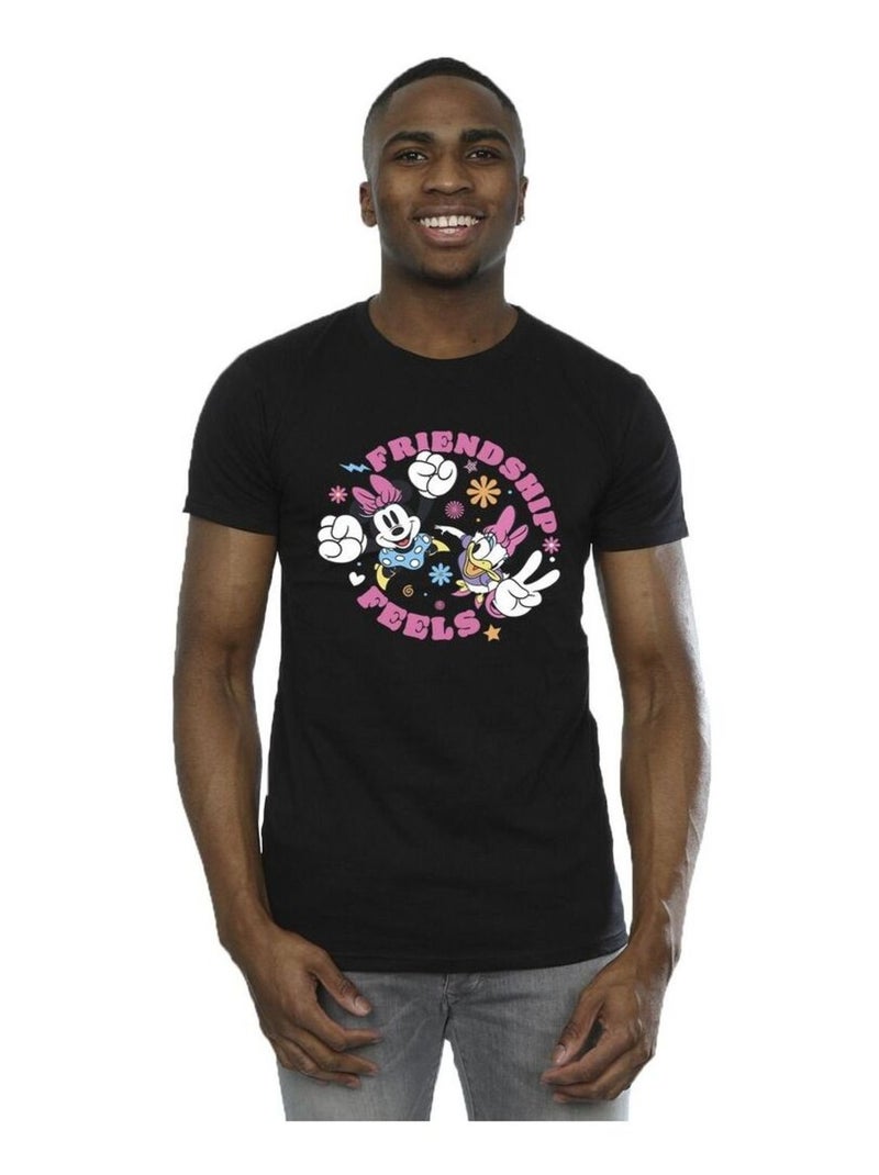 Disney - T-shirt FRIENDSHIP Noir - Kiabi