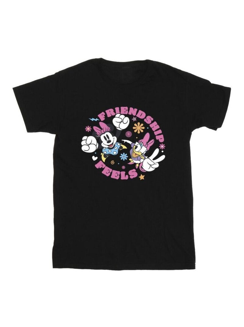 Disney - T-shirt FRIENDSHIP Noir - Kiabi