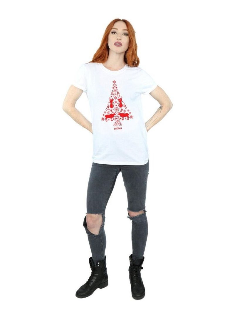 Disney - T-shirt FROZEN Blanc - Kiabi