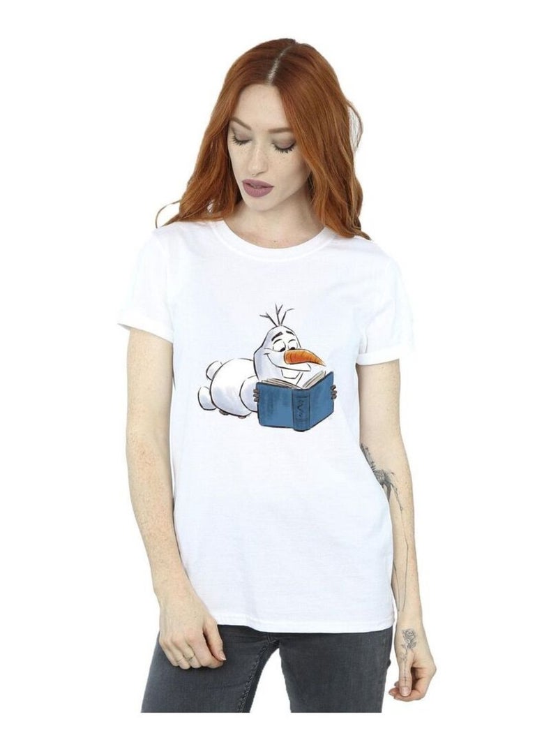 Disney - T-shirt FROZEN Blanc - Kiabi