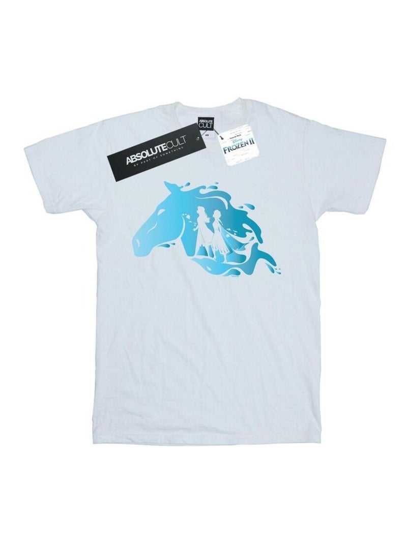 Disney - T-shirt FROZEN Blanc - Kiabi