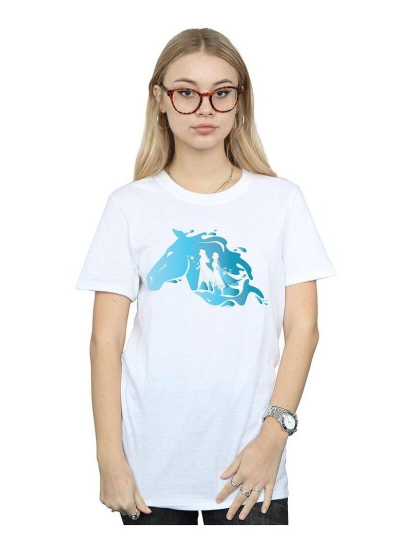 Disney - T-shirt FROZEN Blanc - Kiabi