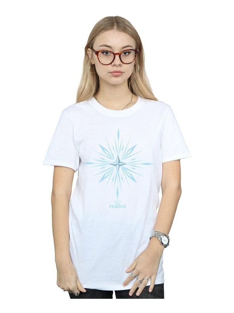 Disney - T-shirt FROZEN Blanc - Kiabi
