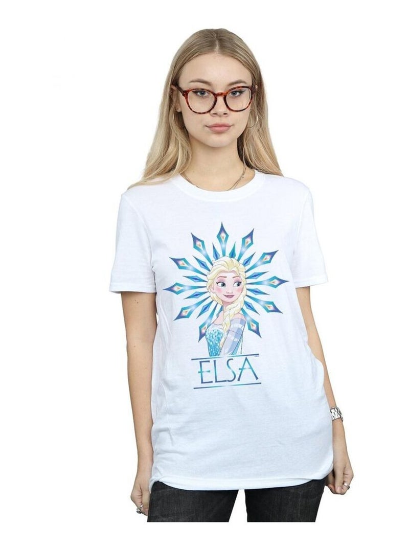 Disney - T-shirt FROZEN Blanc - Kiabi