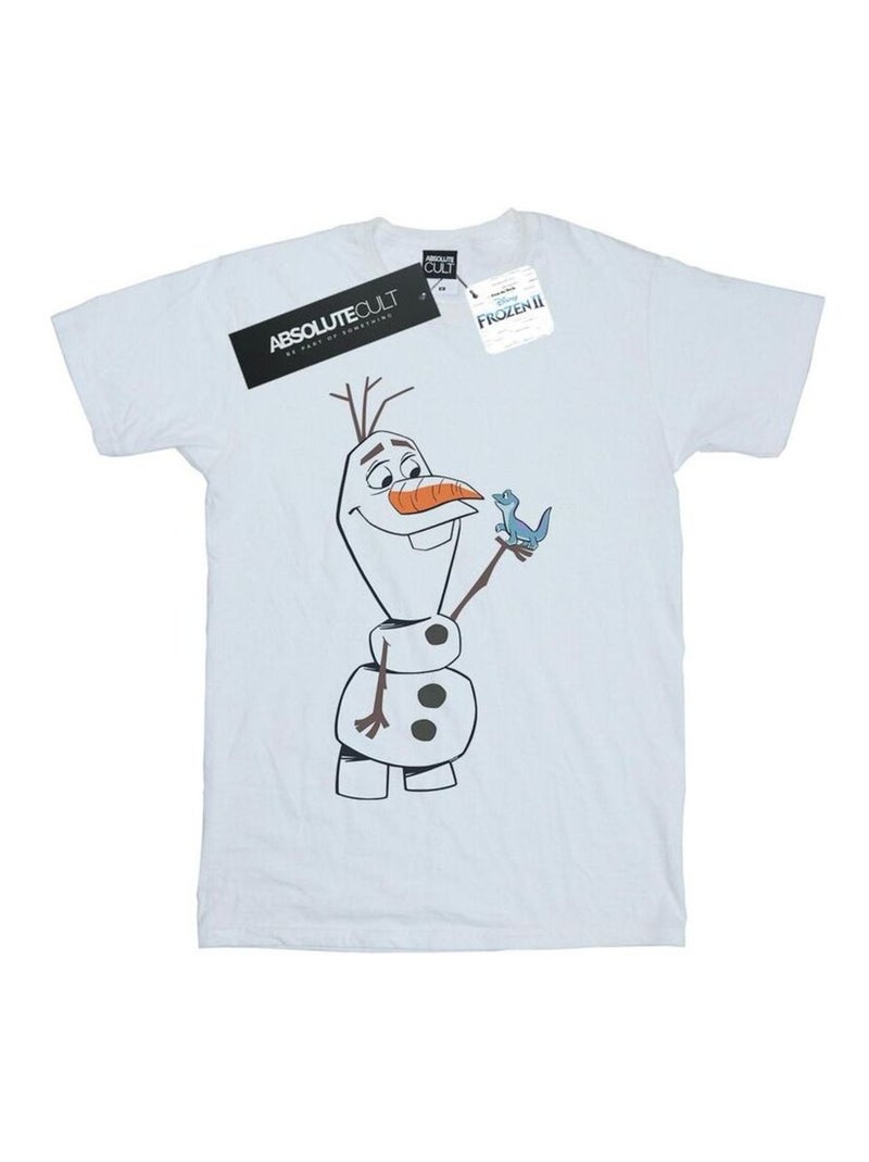 Disney - T-shirt FROZEN Blanc - Kiabi
