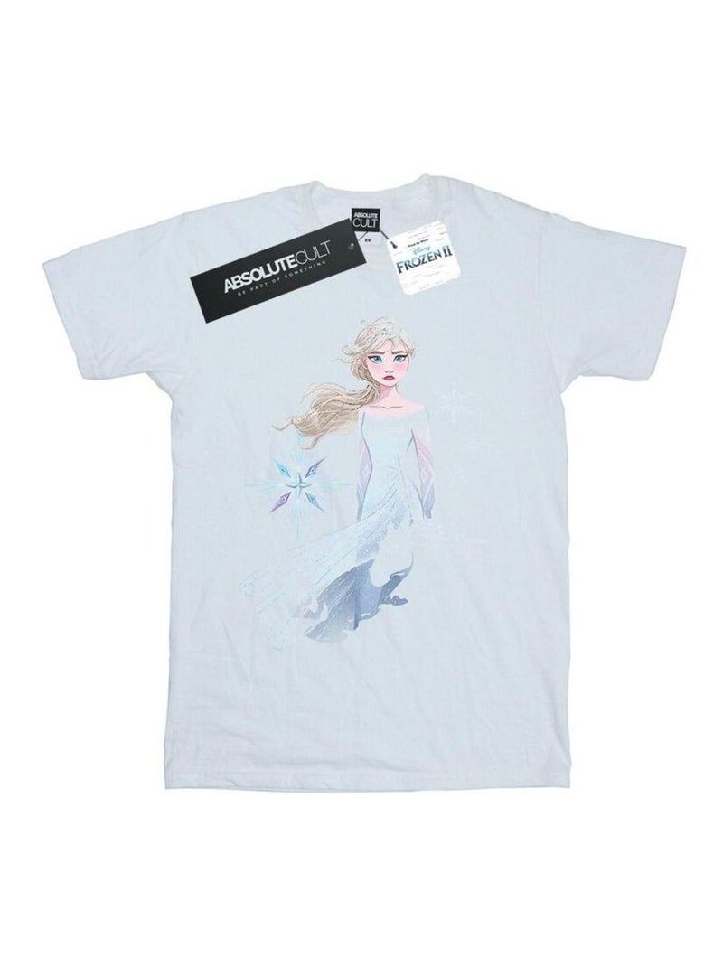 Disney - T-shirt FROZEN Blanc - Kiabi