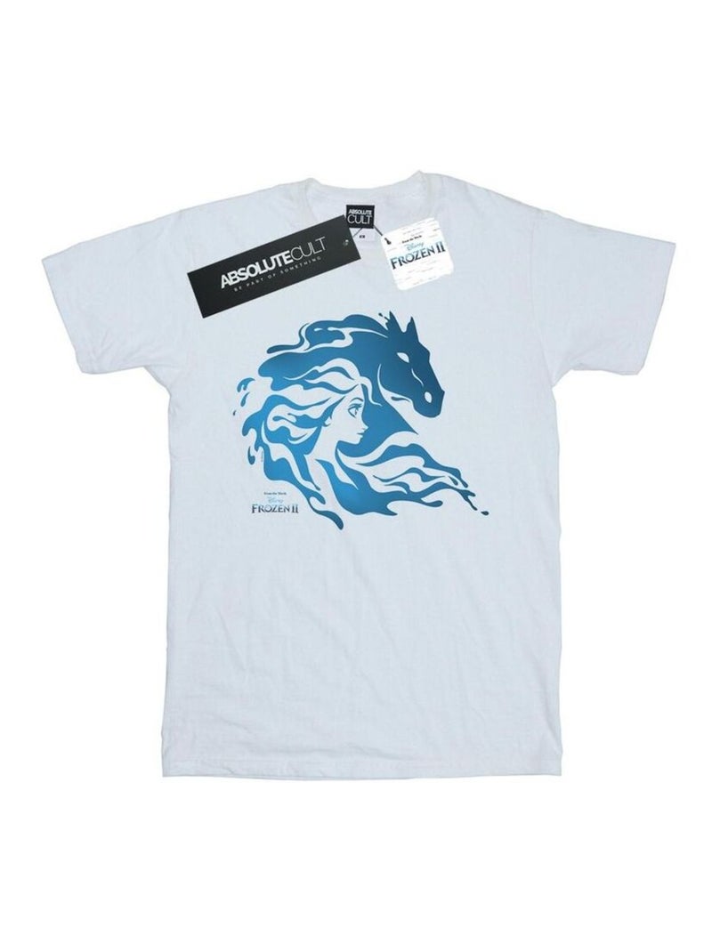 Disney - T-shirt FROZEN Blanc - Kiabi
