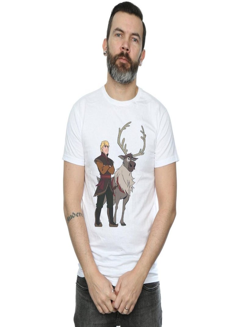 Disney - T-shirt FROZEN Blanc - Kiabi