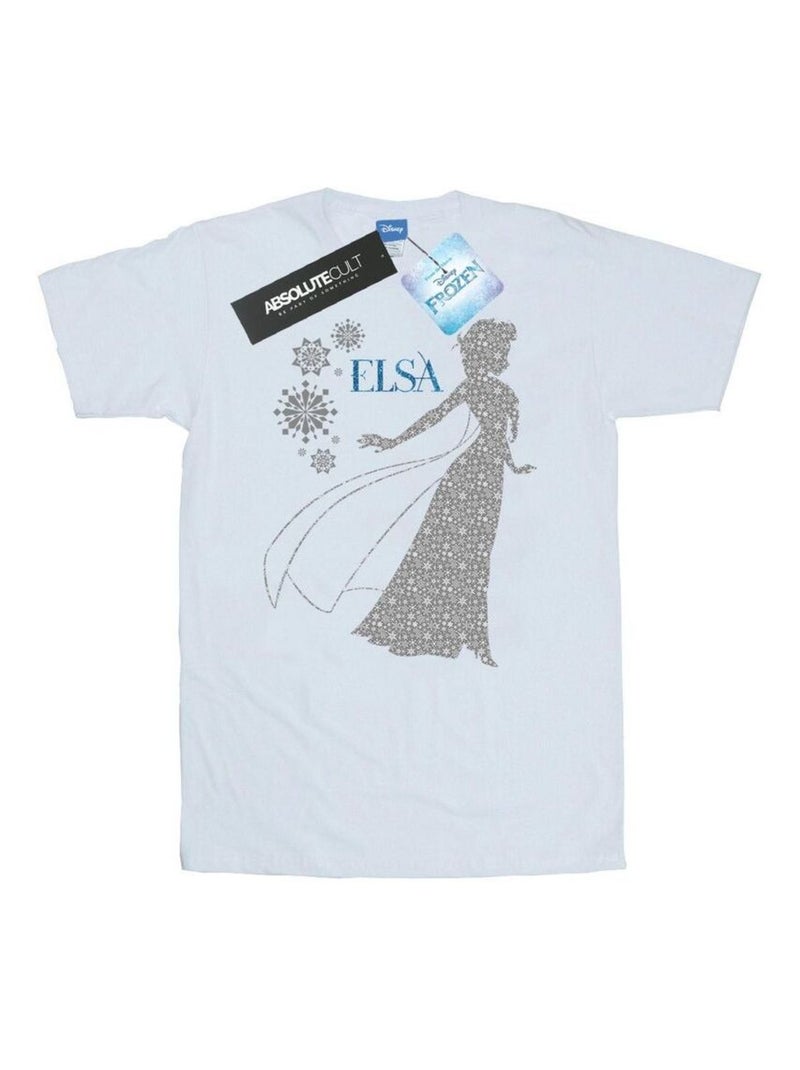 Disney - T-shirt FROZEN Blanc - Kiabi
