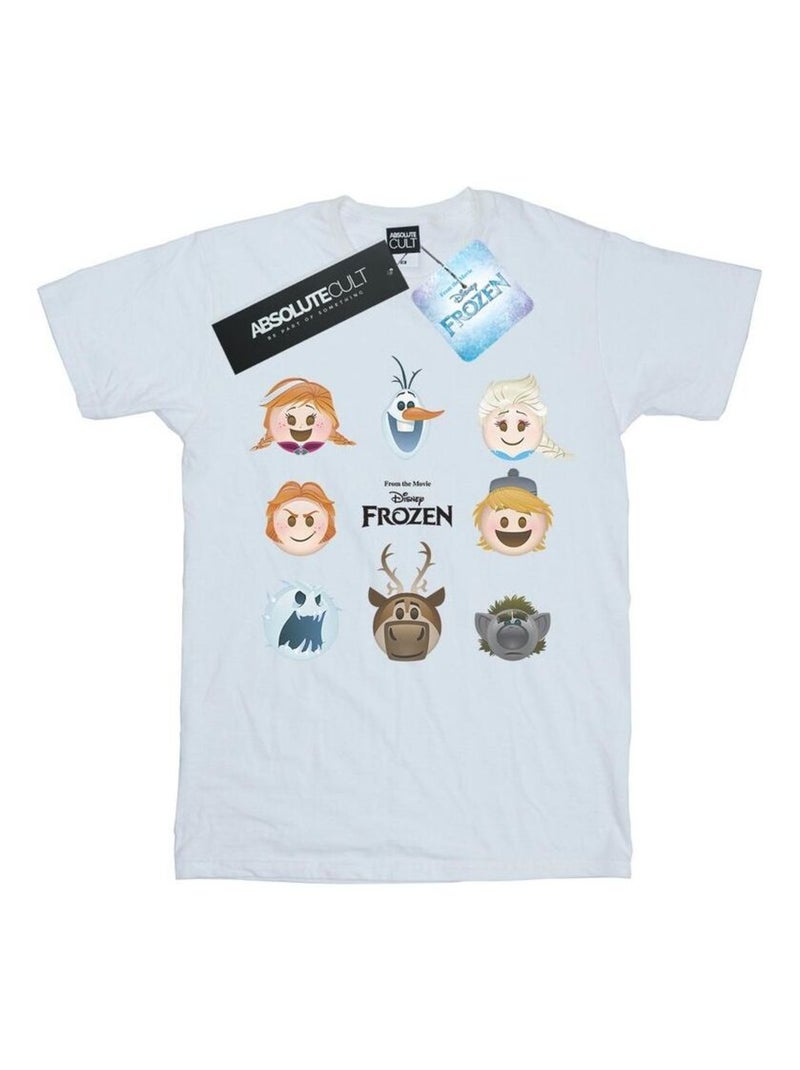 Disney - T-shirt FROZEN Blanc - Kiabi