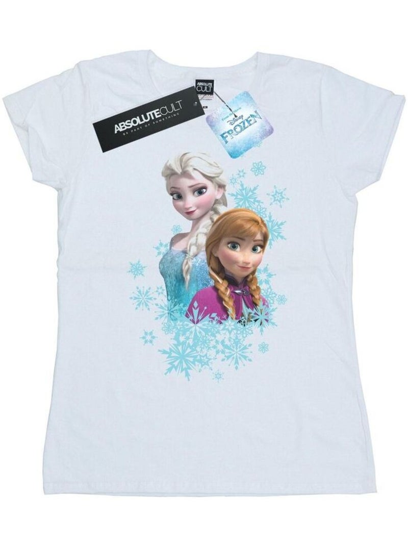 Disney - T-shirt FROZEN Blanc - Kiabi